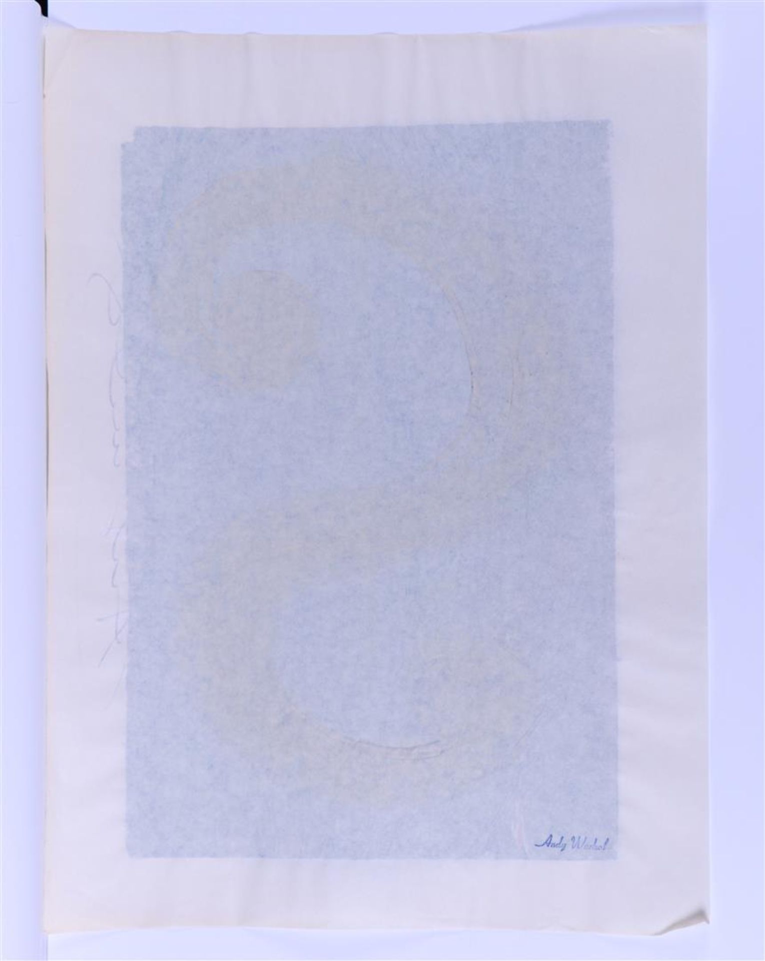 Andy Warhol Pittsburg, Pennsylvania 1928 - 1987 New York) (after), Dollar Sign on blue ground - Image 2 of 3