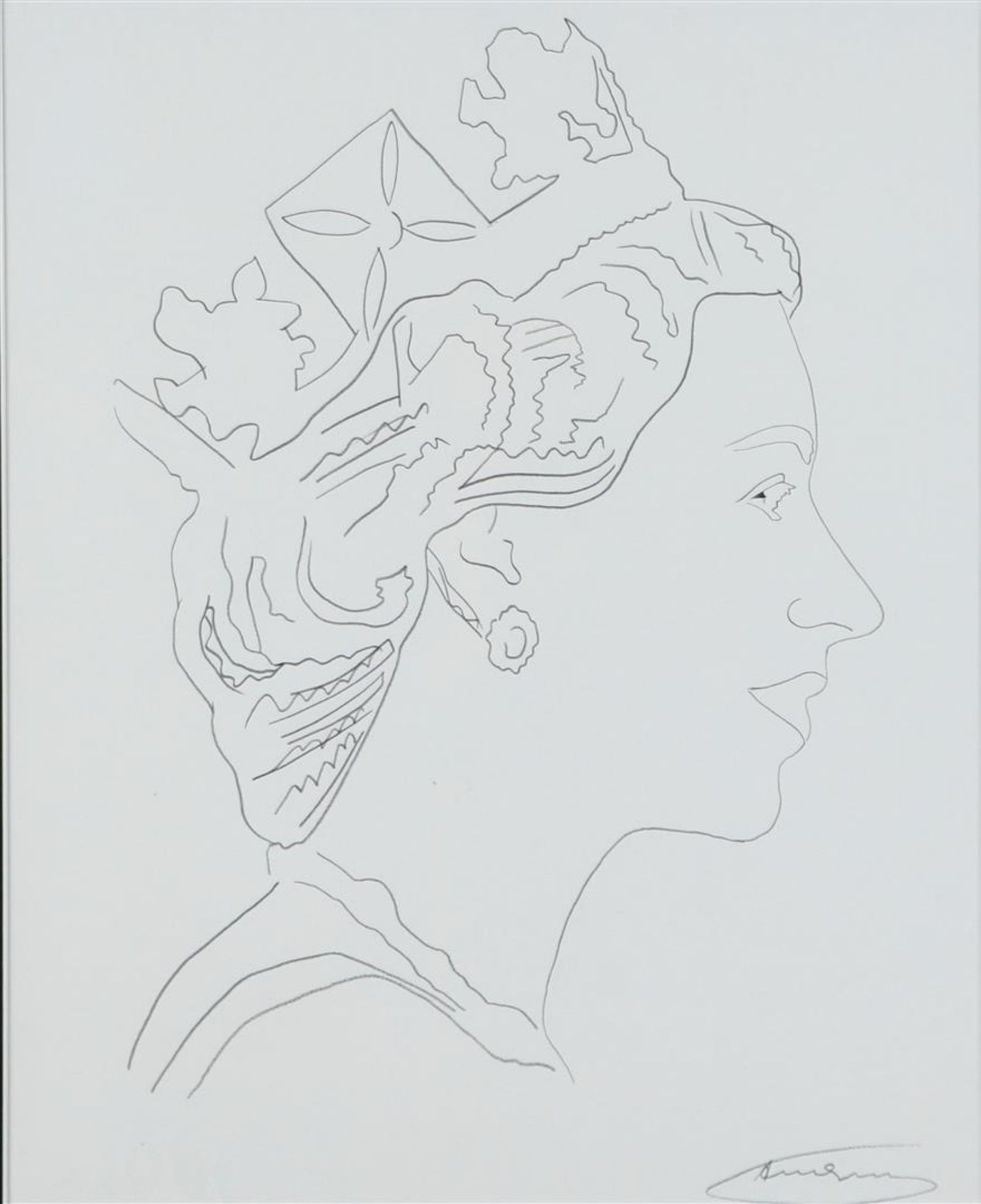 Andy Warhol Pittsburg, Pennsylvania 1928 - 1987 New York) (after), Portrait of Queen Elizabeth II