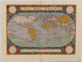 Abraham Ortelius (Antwerp 1527 - 1598), World map - Typys Orbis Terrarum