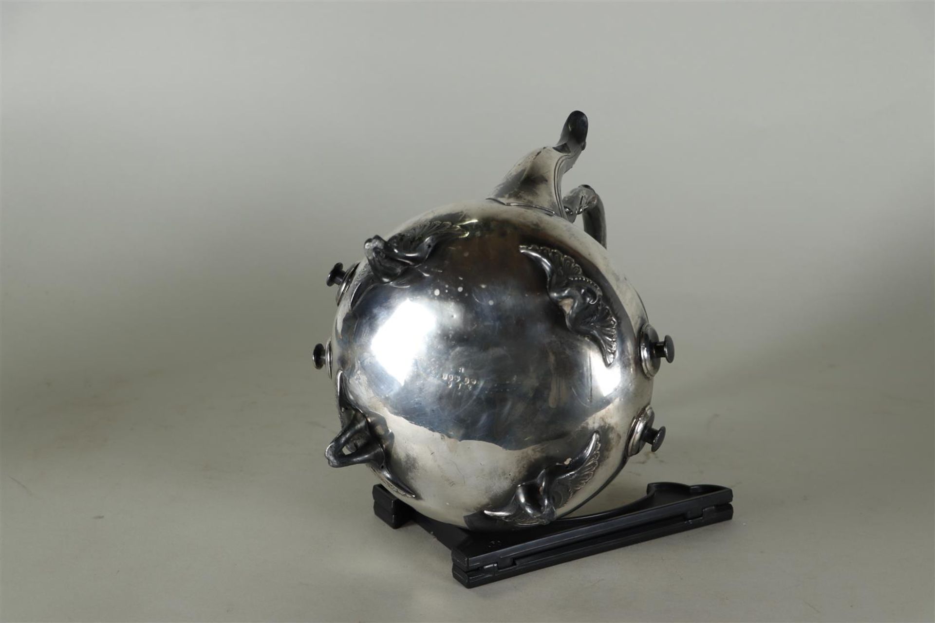 Silver-Plated 19th Century Christoffle Hot Water Boiler (Marked 'Christoffle' on the Bottom, France, - Image 5 of 10