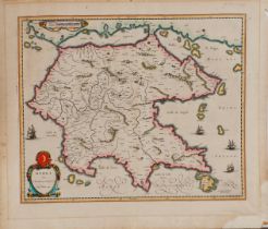 Guiljelmus BLAEU (1600-1699), Map of Greece - Morea olim Peloponessis