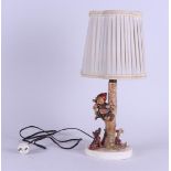 MI. Hummel, a large table lamp, marked: "Goebel".
