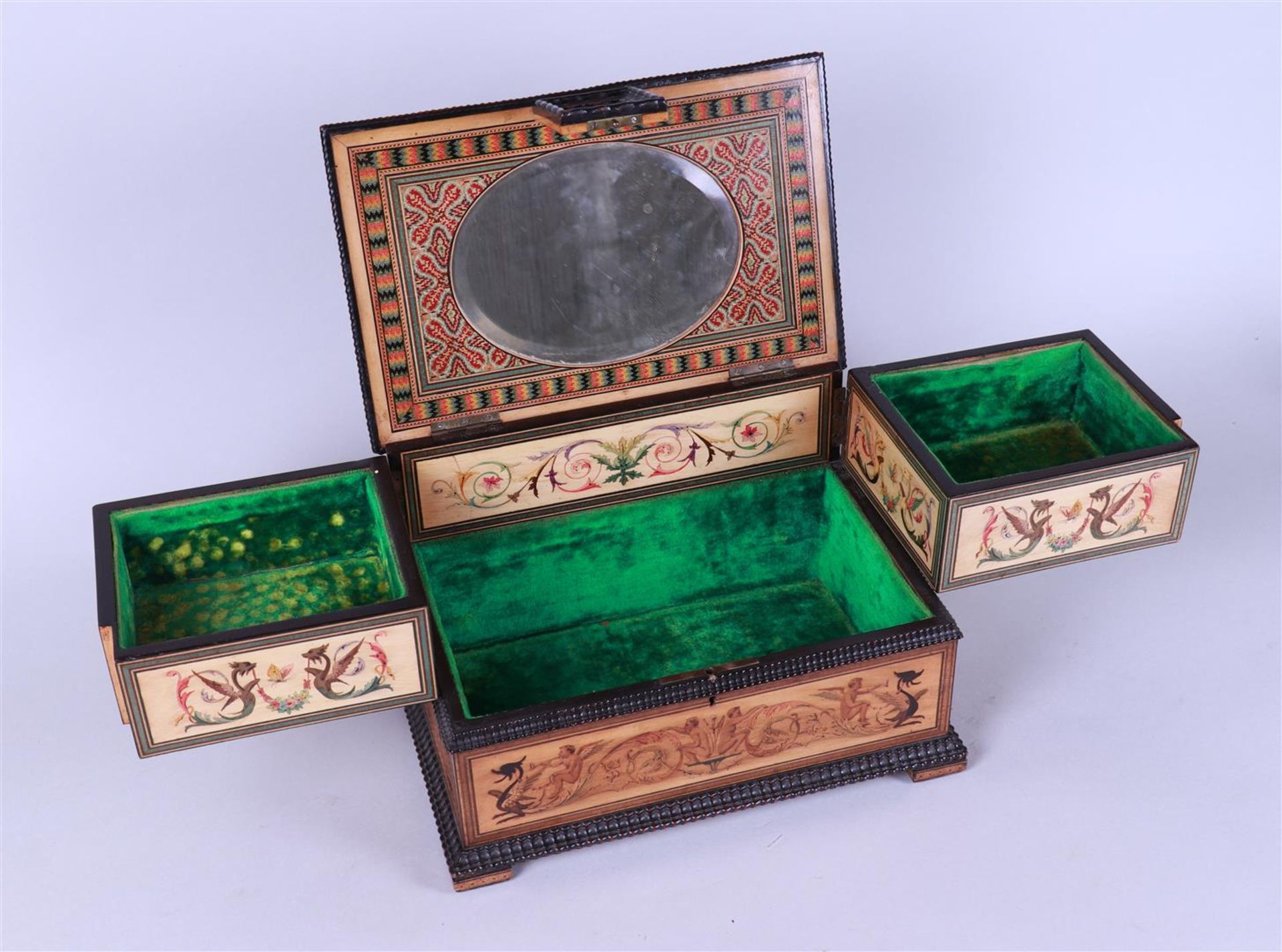 Antonio Toscano Jewelry Box with Colored Marquetry - Bild 3 aus 8