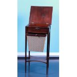 Mahogany Louis Seize Sewing Table with Compartments