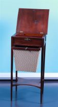 Mahogany Louis Seize Sewing Table with Compartments