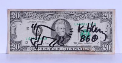 Keith Haring (Reading, Pennsylvania 1958 - 1990 New York) (after), Twenty Dollar Bill