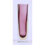 Flavio Poli "Sommerso", Murano vase. Circa 1965.