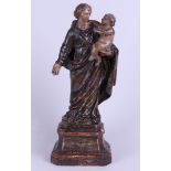 Wooden Sculpture of Madonna and Child (18th Century)