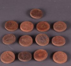 Collection of 13 Winter Relief Tokens