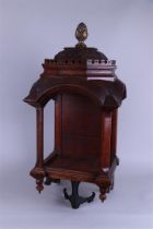 An oak tabernacle with a gilded pine cone as a symbol of immortality. 19th century.