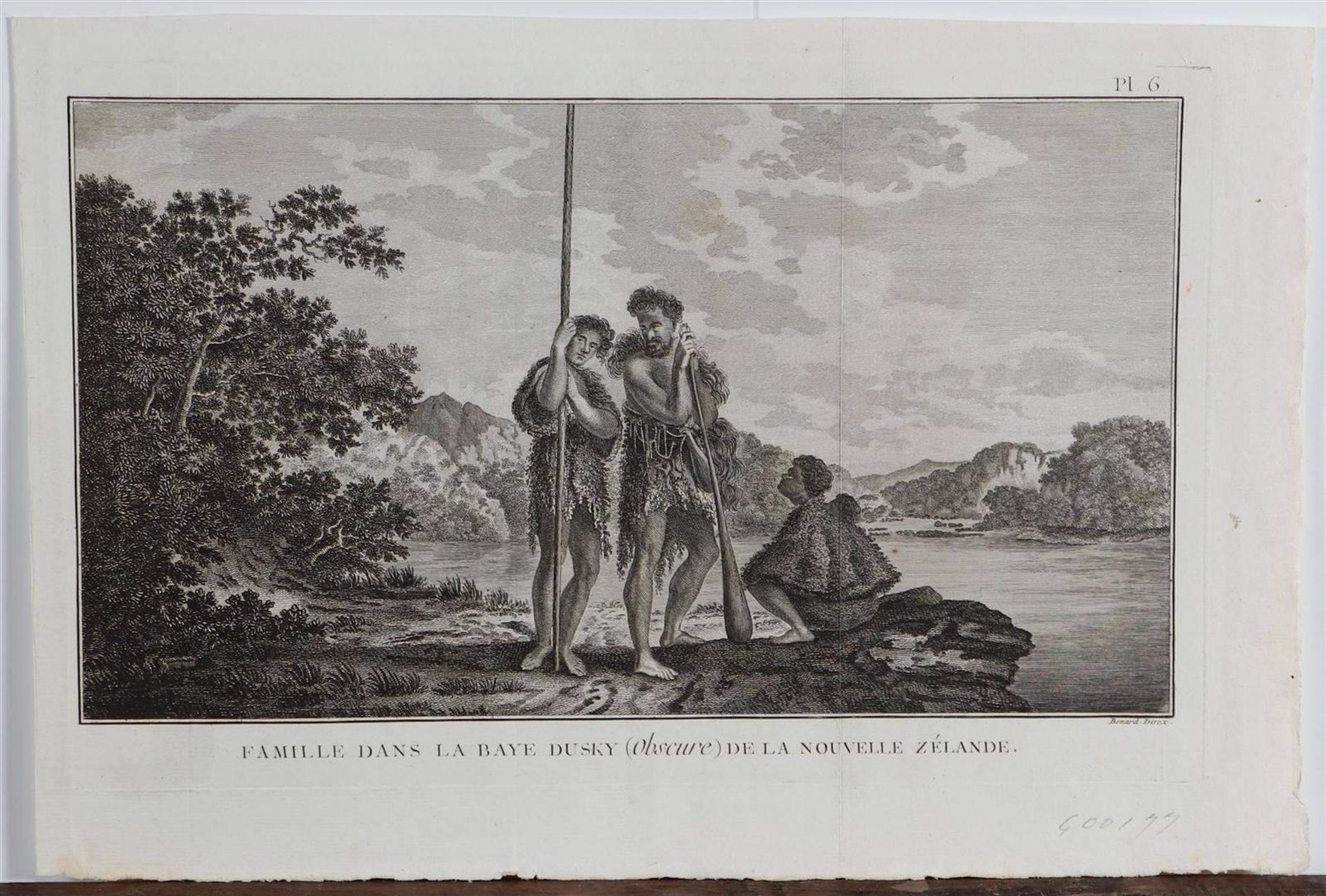 A lot consisting of (3) engravings with various scenes (James Cook), Hawaii, New Zealand, 18th centu - Image 2 of 4