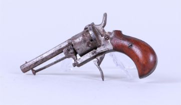 A 19th century French pinfire revolver. (welded)