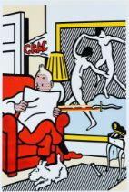 Roy Lichtenstein (New York 1923 - 1997) (after), 'Crack' : Tin Tin in front of Matise
