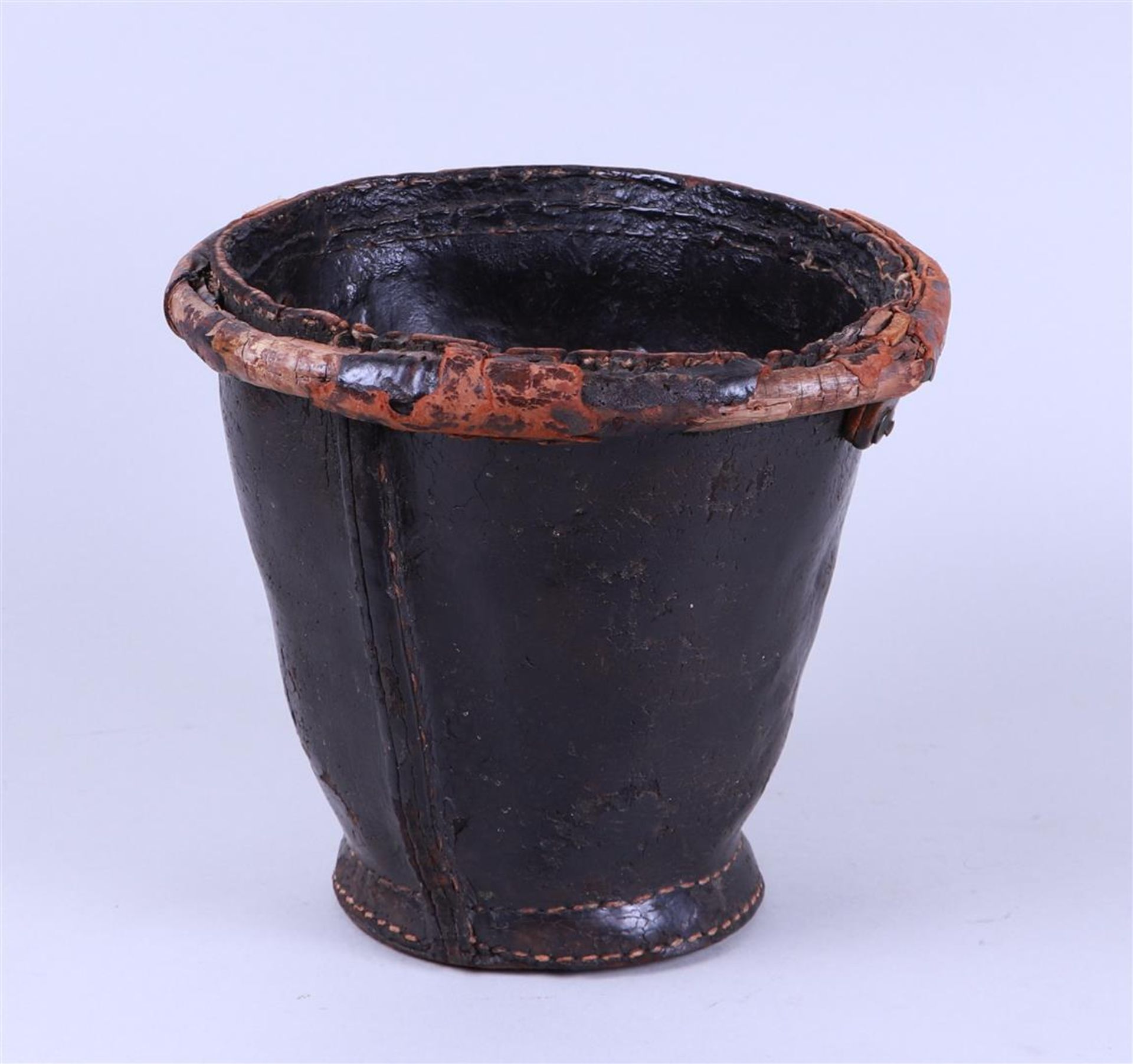 A leather fire bucket. 19th century.
 - Image 2 of 3