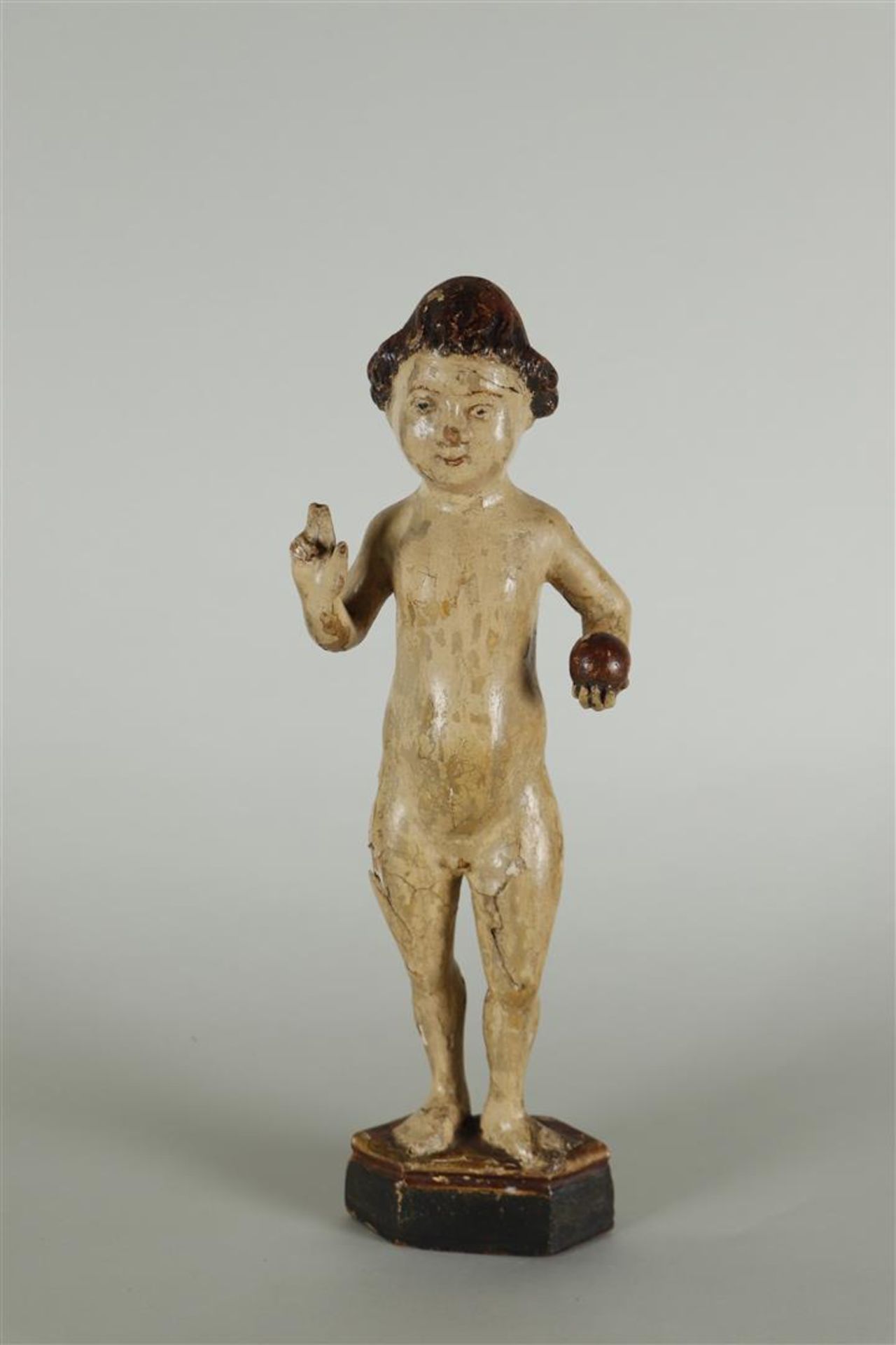 A polychromed limewood statue of Saint Odolphus (?), Germany 16th century. 