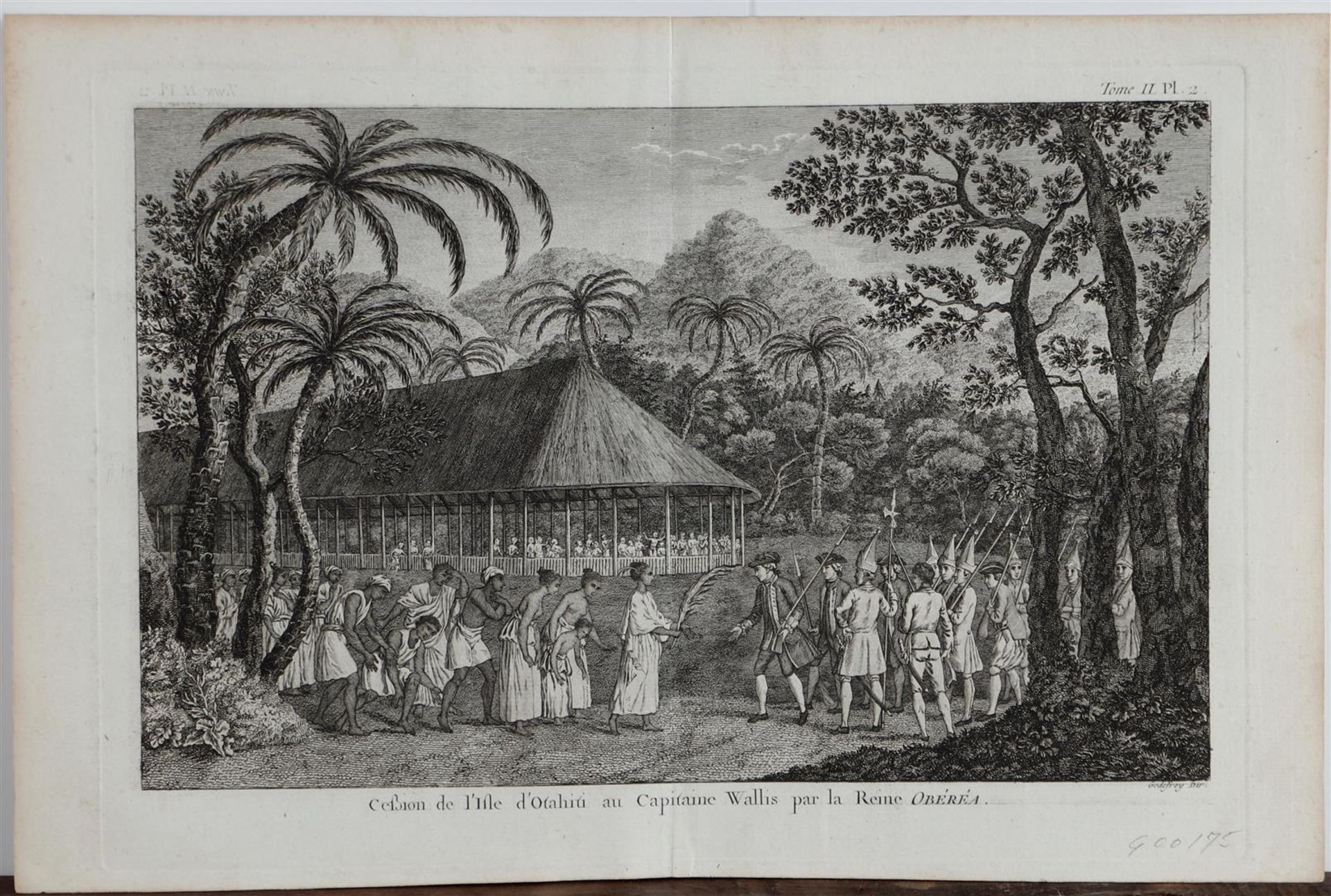 A lot consisting of (3) engravings with various scenes (James Cook), Hawaii, New Zealand, 18th centu - Image 3 of 4