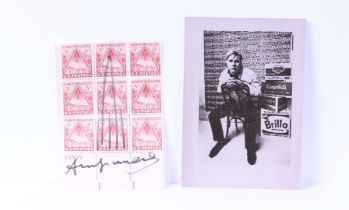 Andy Warhol Pittsburg, Pennsylvania 1928 - 1987 New York) (after), A lot consisting of a US postage