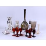 A large lot of various glassware.