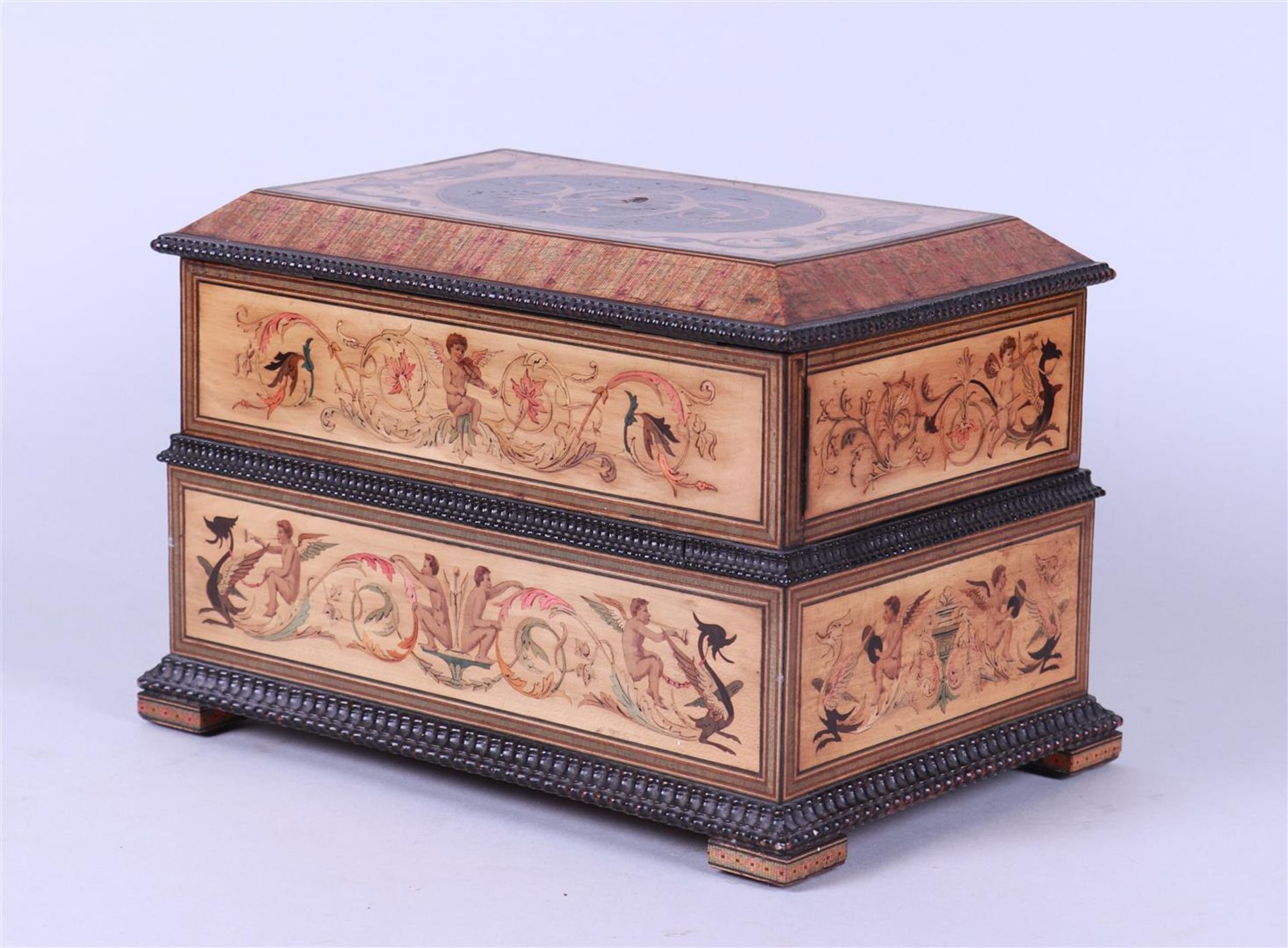 Antonio Toscano Jewelry Box with Colored Marquetry - Bild 4 aus 8