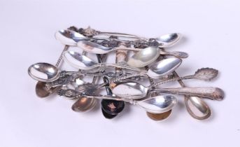 A lot of silver spoons.