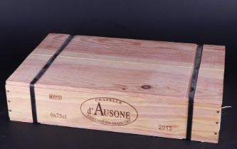 (6) Château Ausone 1er Grand Cru Classé A 2013. OWC.