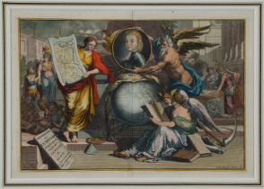 A hand-colored allegorical title page after L. van Vianen (Amsterdam ca. 1660 - after 1726)