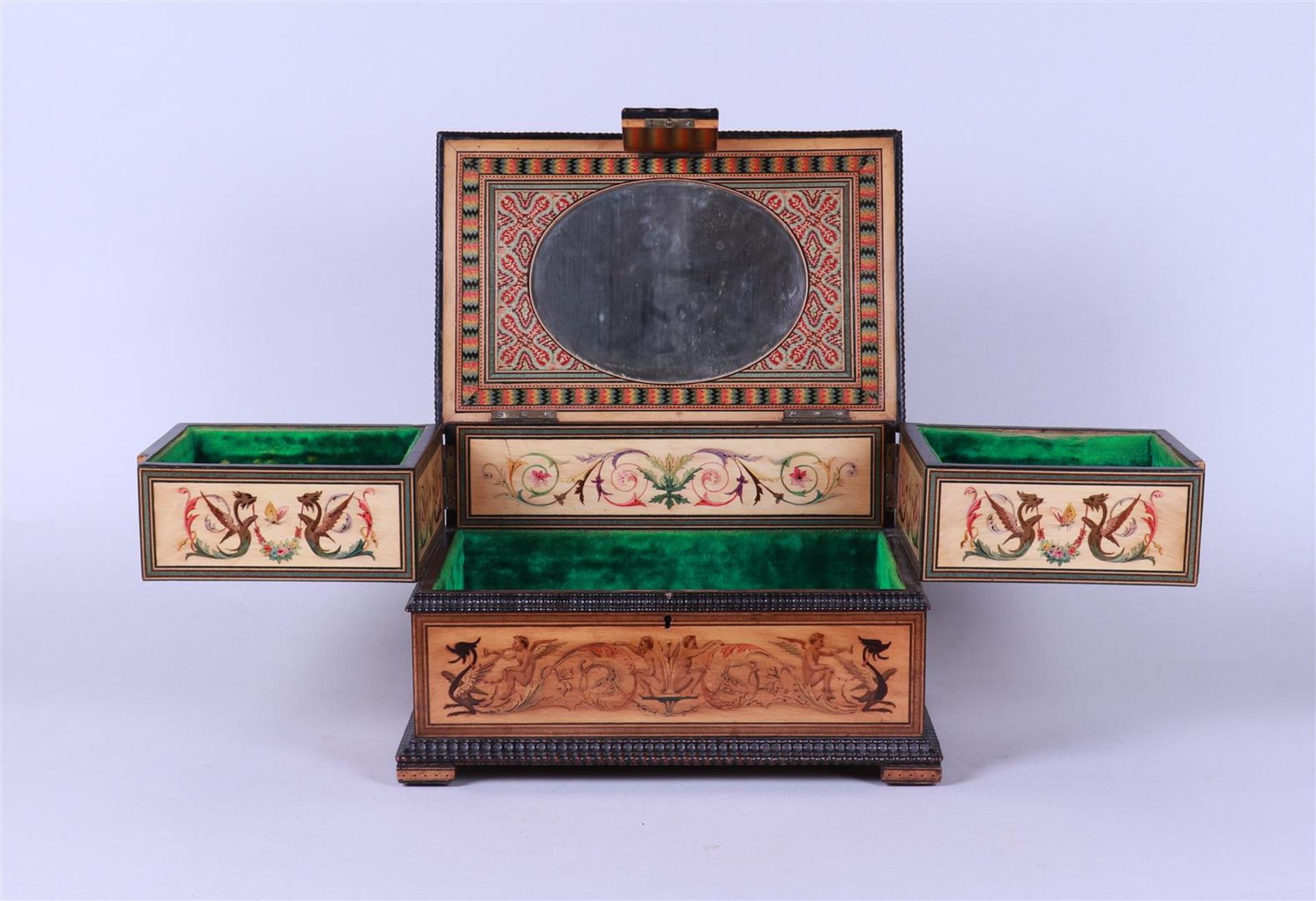 Antonio Toscano Jewelry Box with Colored Marquetry - Bild 2 aus 8