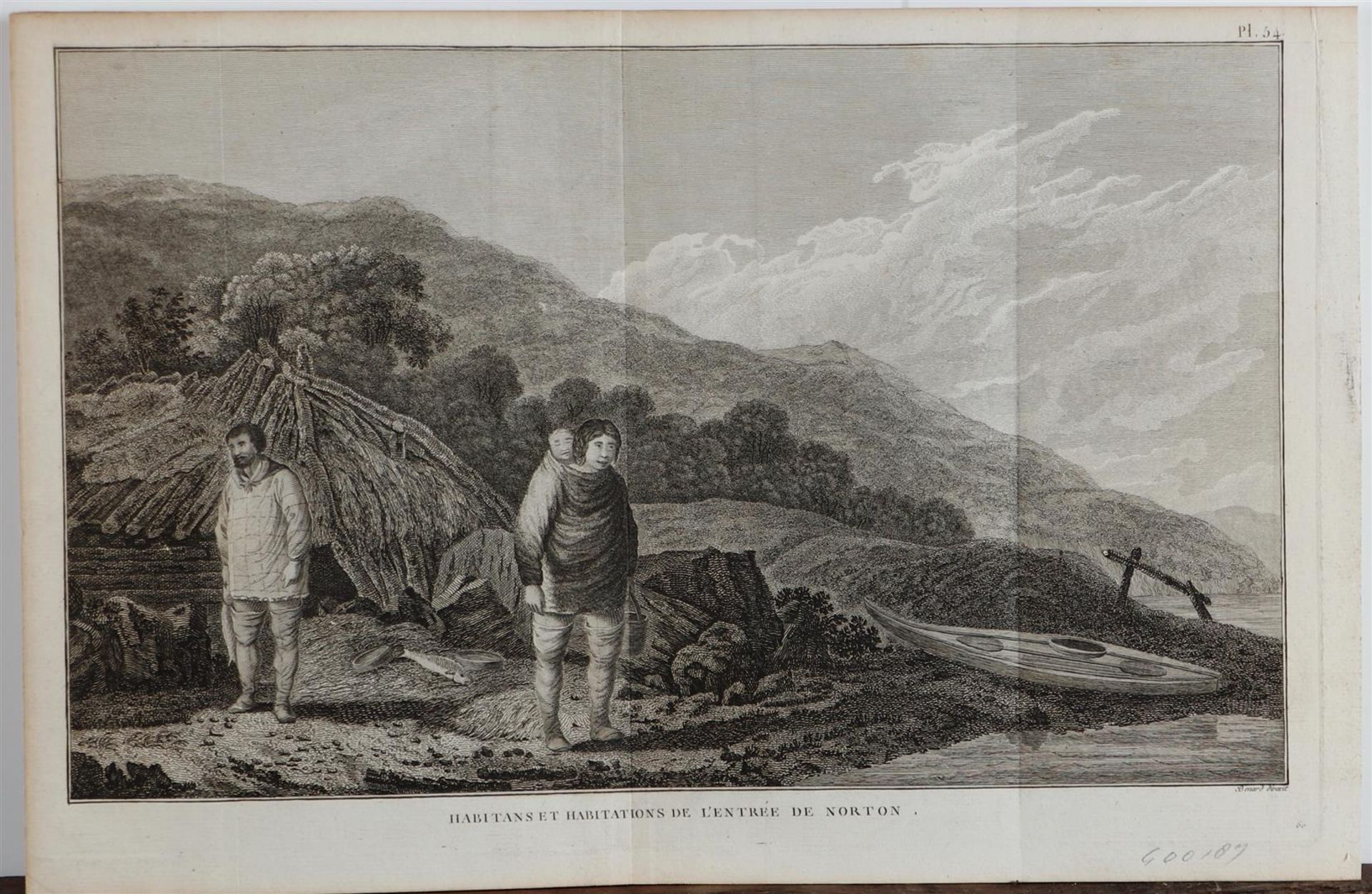 A lot consisting of (3) various engravings with topographical landscapes (James Cook), 18th century. - Image 4 of 4