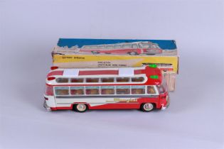 A vintage Shanghai touring bus, in original box. Approx. 1960.