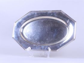 A sterling silver Cartier game bowl. Marked on the back