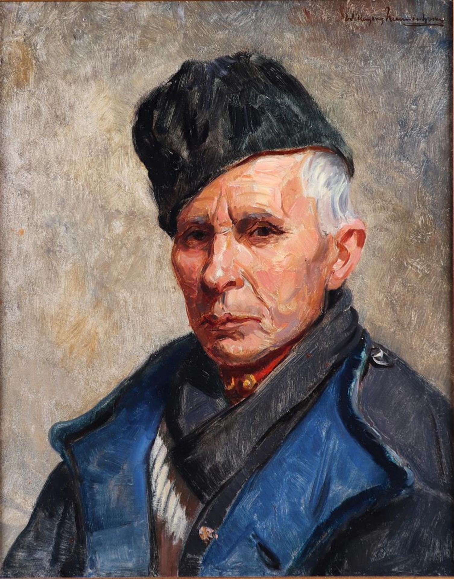 Willem van Nieuwenhoven (Rotterdam 1879– 1973 Laren NH)), Portrait of a fisherman from Volendam, 