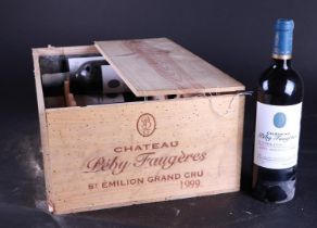 (9) Château Péby Faugères Grand Cru Classé 1999. OWC.