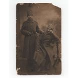 WW1 Imperial Russia Photo - Two Russian soldiers