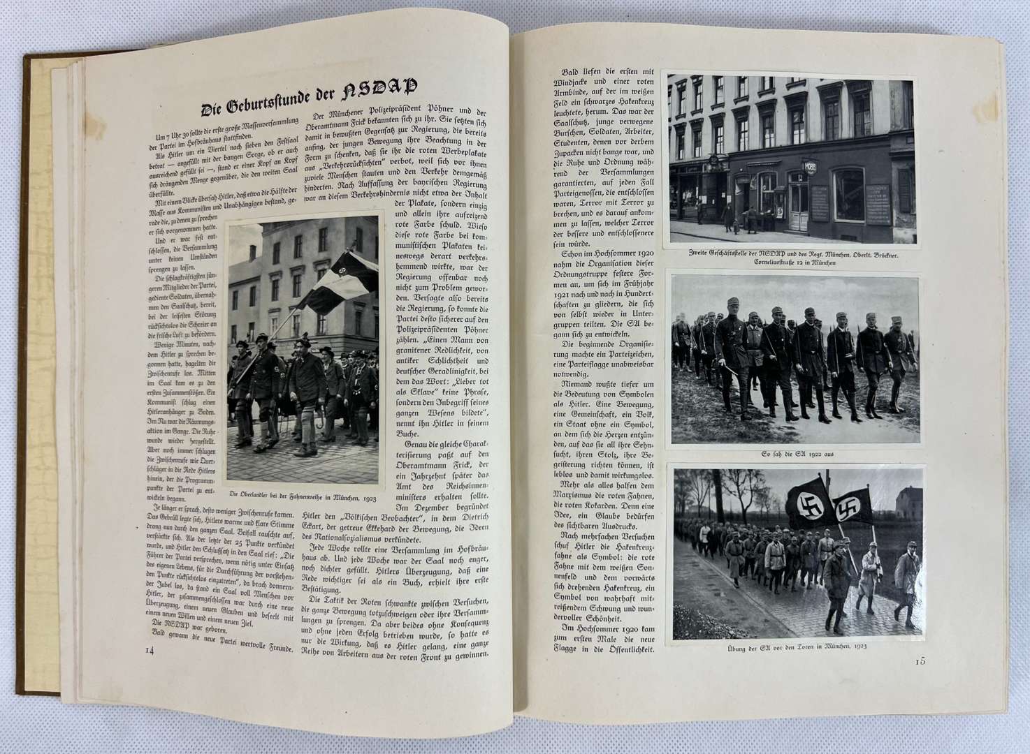 III German Reich Rare Book SA „Deutschland erwacht”, 1933&nbsp; - Image 6 of 11