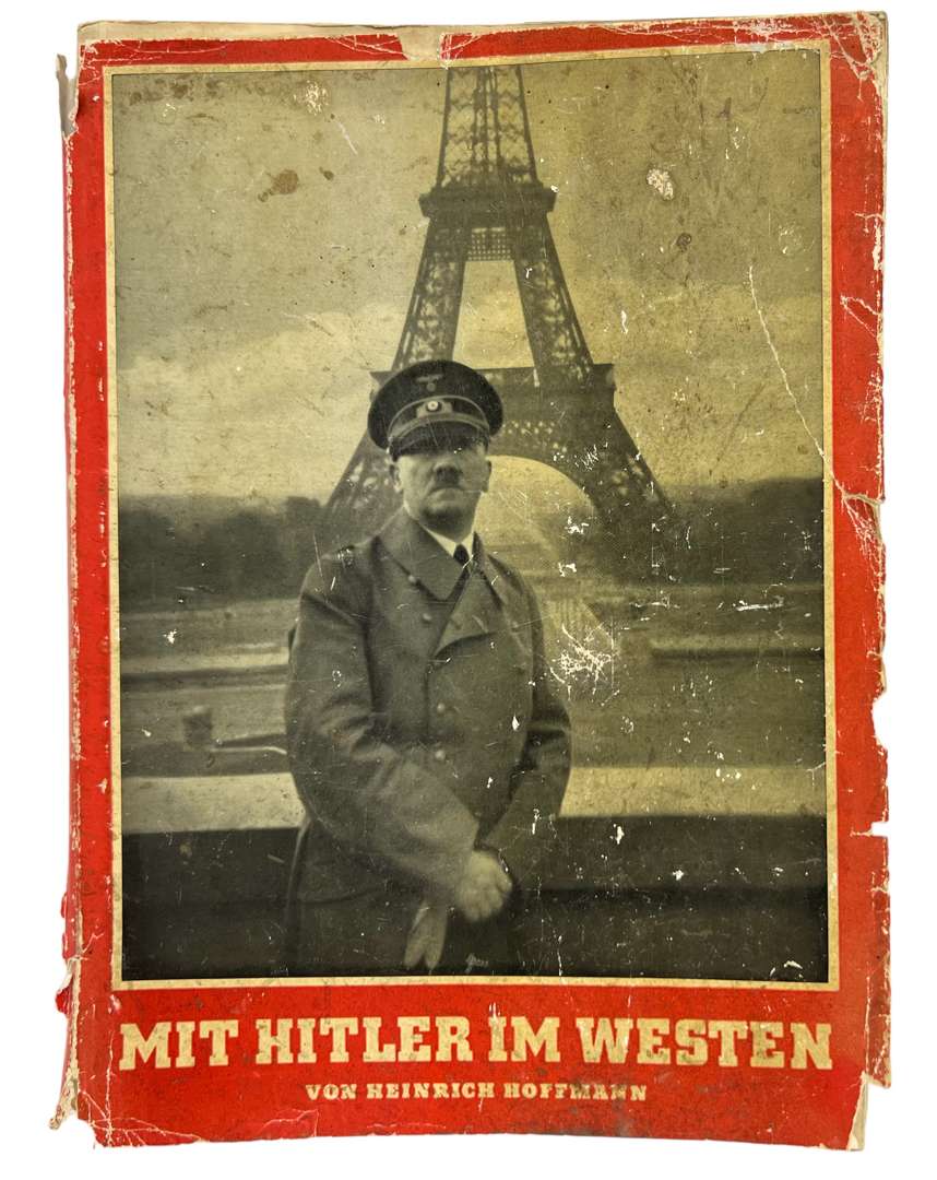 WW2 German Book "Mit Hitler im Westen", Heinrich Hoffmann
