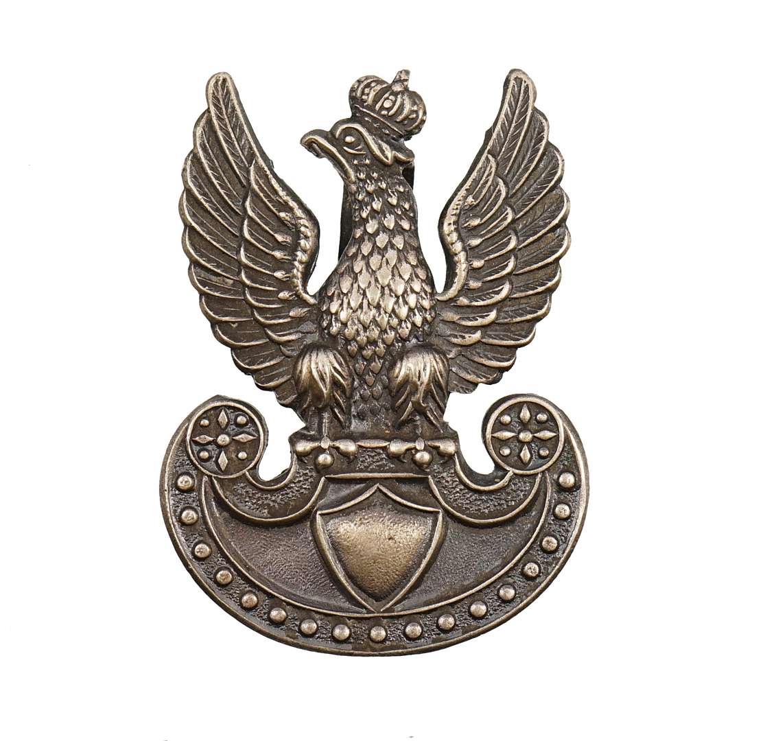 <p>WW2 Polish Side Cap Eagle Badge - J. R. Gaunt</p>