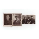 pre-WW2 Polish Soldiers, Lot of 3 portrait photos