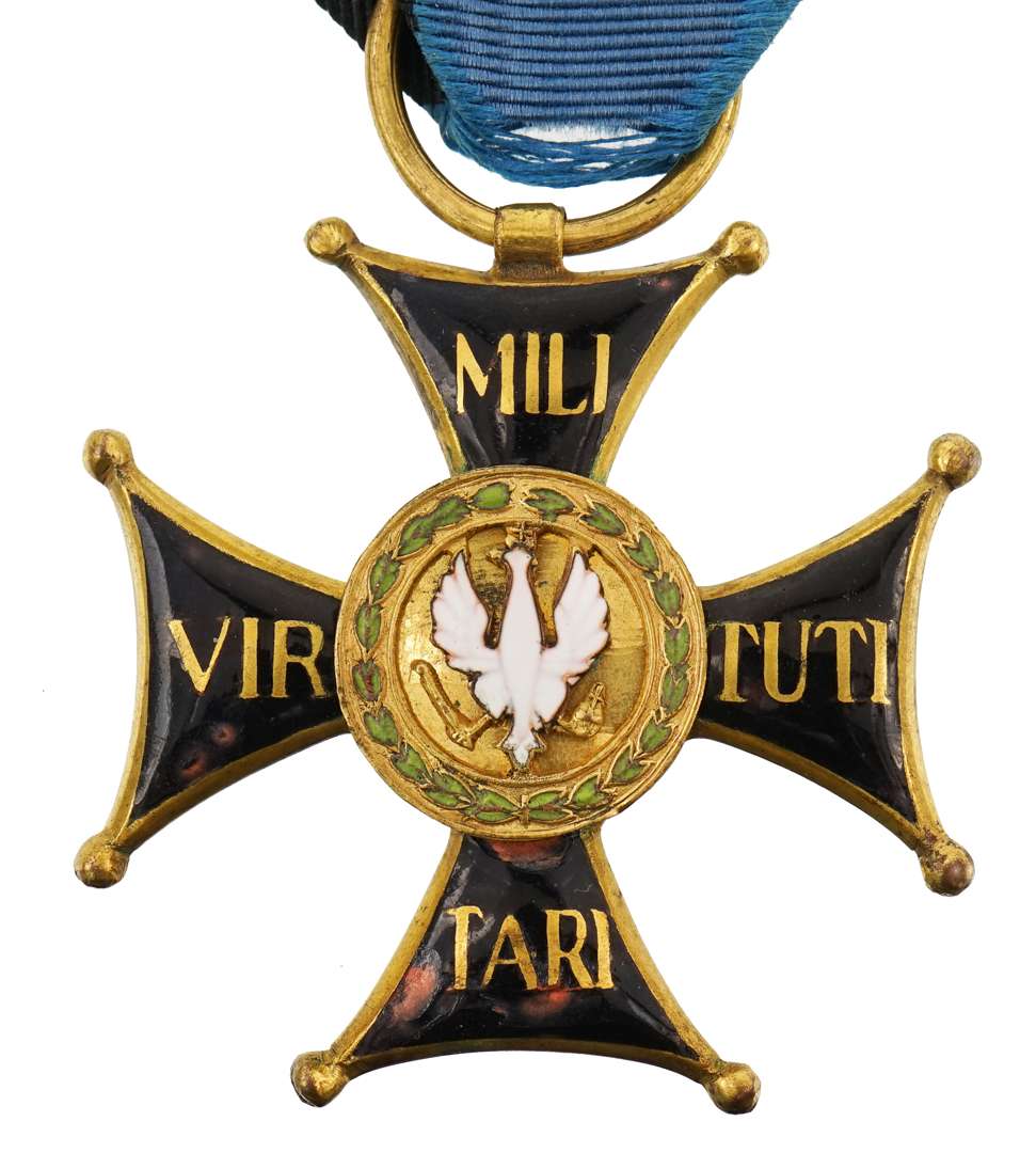 pre-WW2 Rare Polish Virtuti Militari Knight's Cross, 3th Class &nbsp;- No. 158 - Image 4 of 5