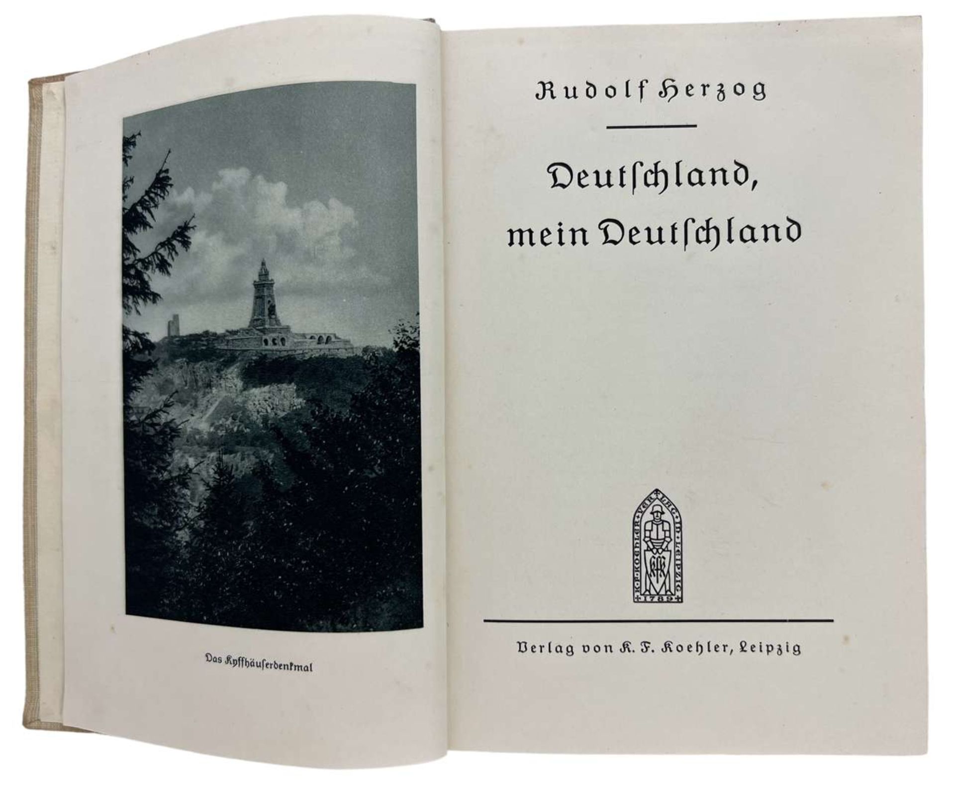 WW2 German Book&nbsp;- "Deutschland mein Deutschland", Rudolf Herzog - Bild 2 aus 3