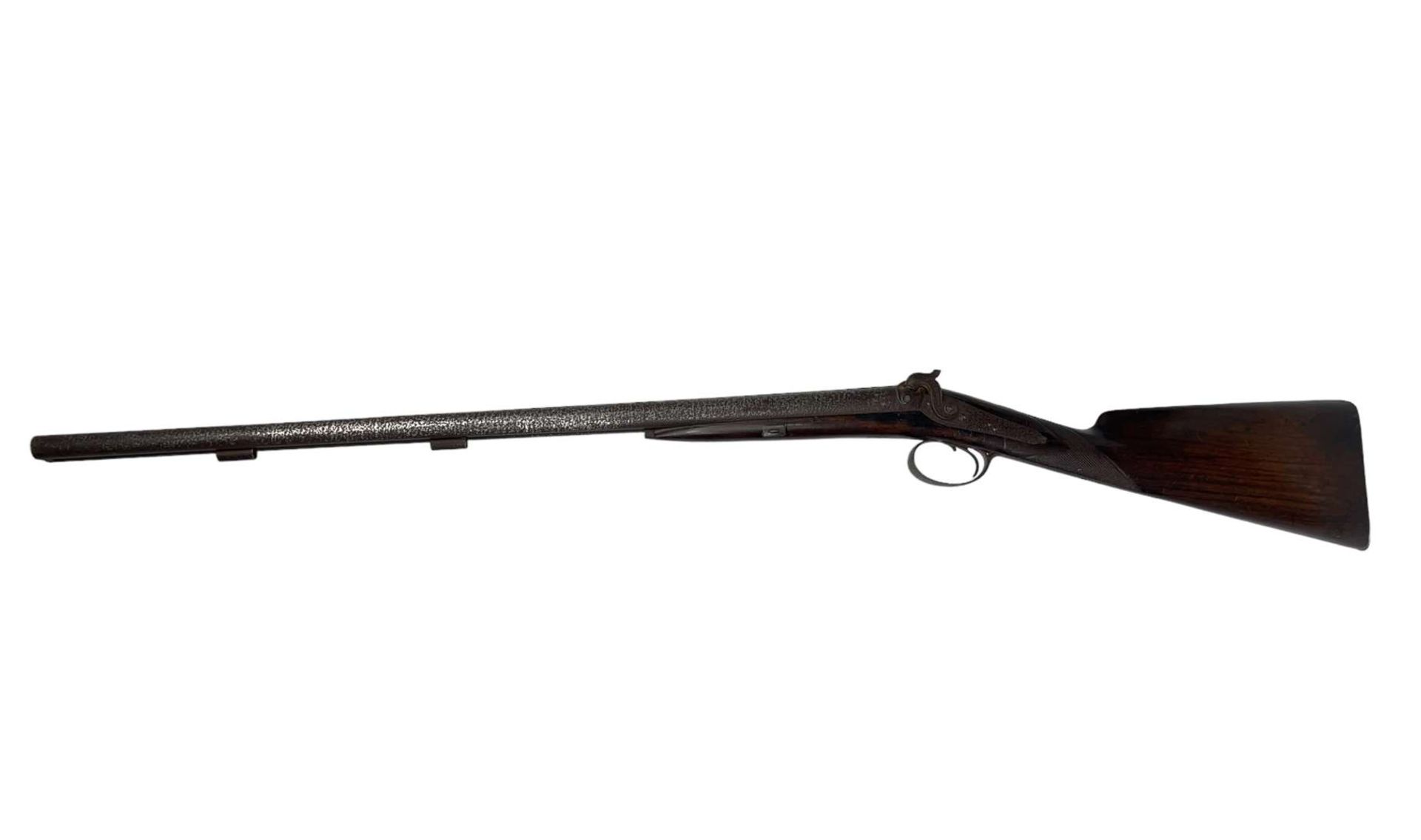 18th/19th Century Percussion Double Barrel Hunting Rifle