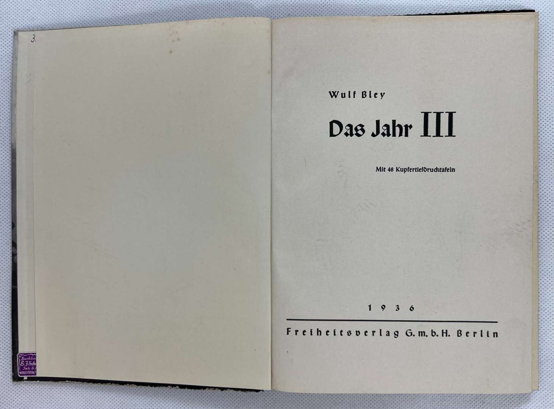 III German Reich - German Book&nbsp; “Das Jahr III”, 1936 - Image 2 of 5