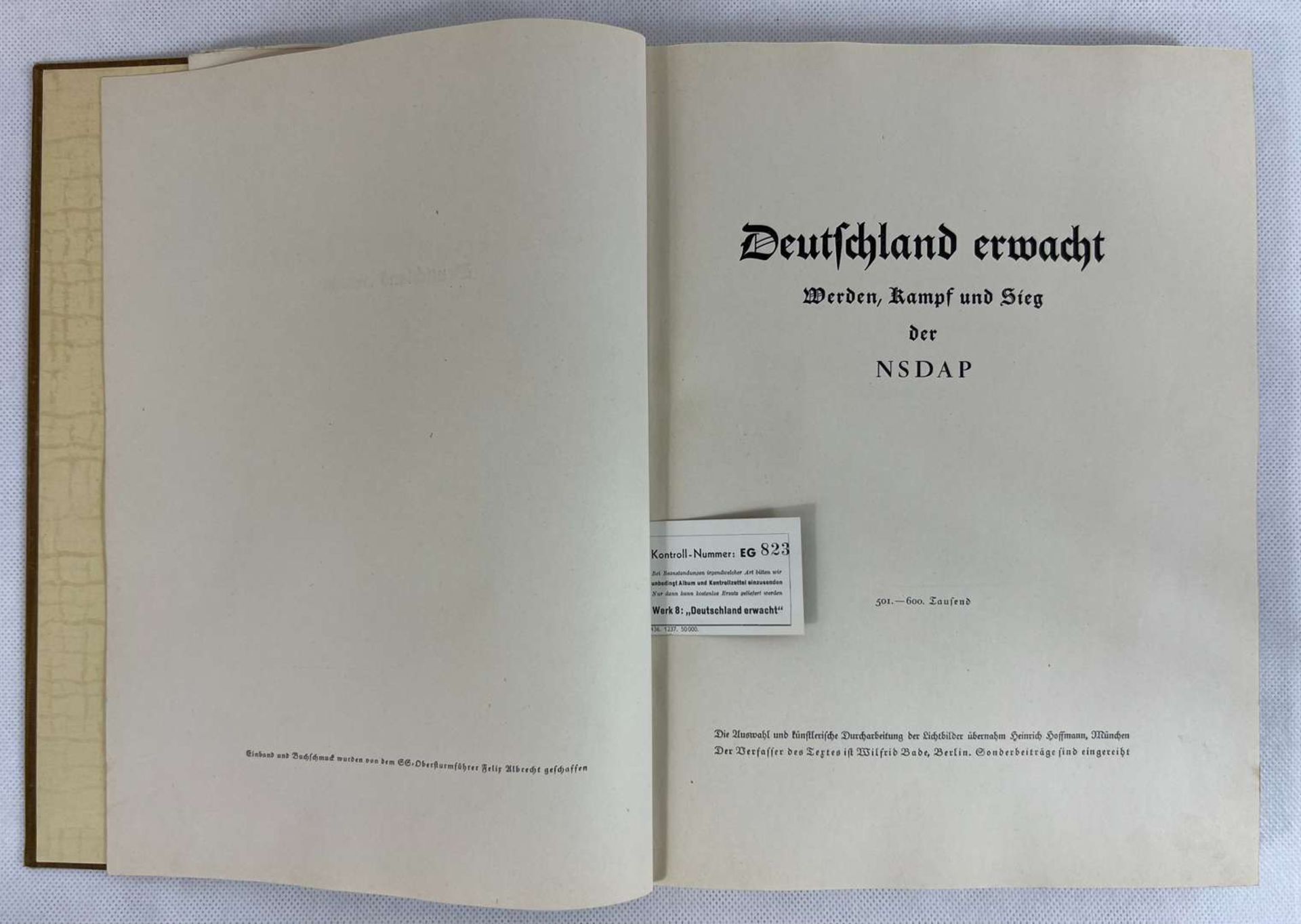 III German Reich Rare Book SA „Deutschland erwacht”, 1933&nbsp; - Image 5 of 11