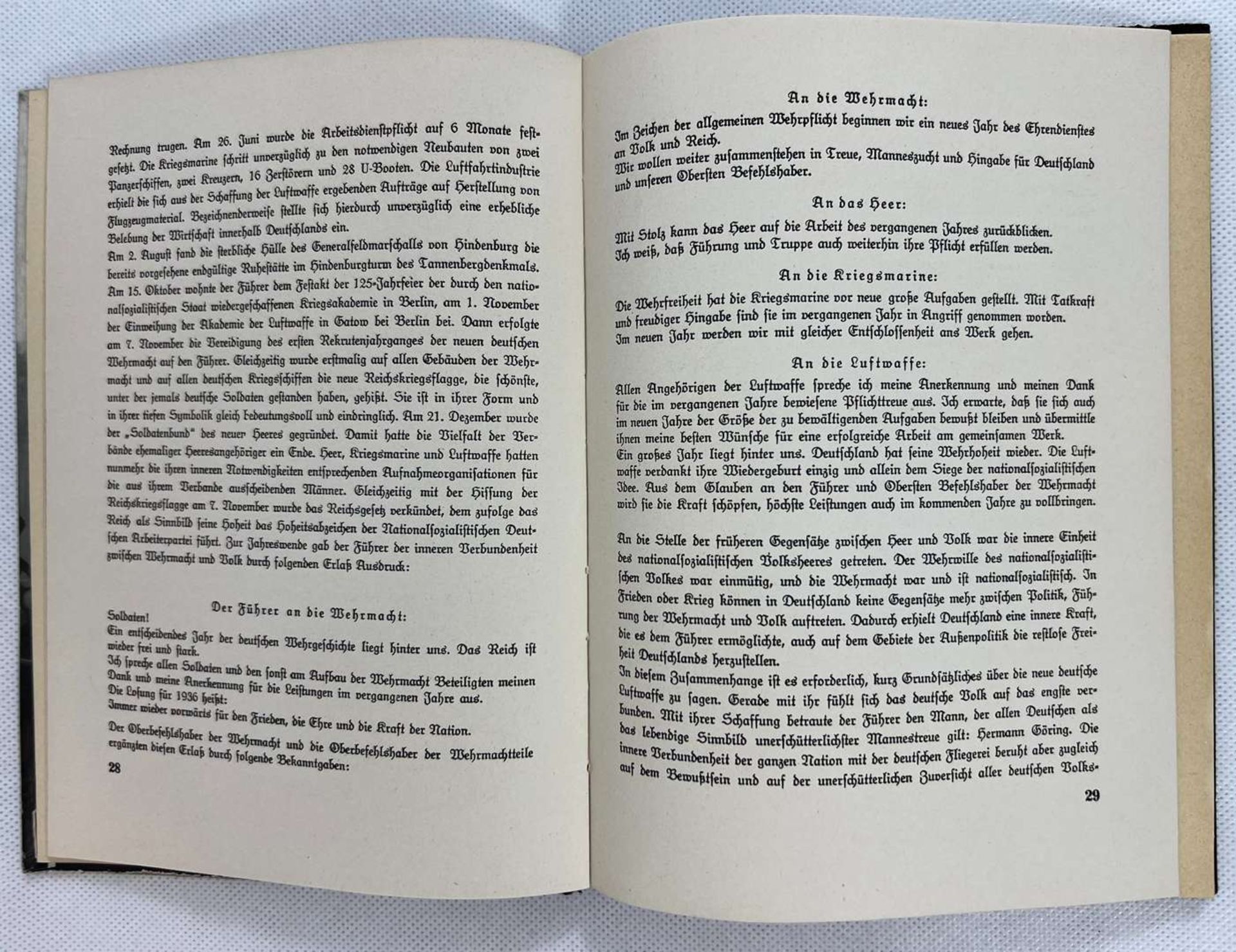 III German Reich - German Book&nbsp; “Das Jahr III”, 1936 - Image 3 of 5