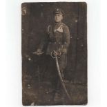 pre-WW2 Polish Lancer Portrait Photograph