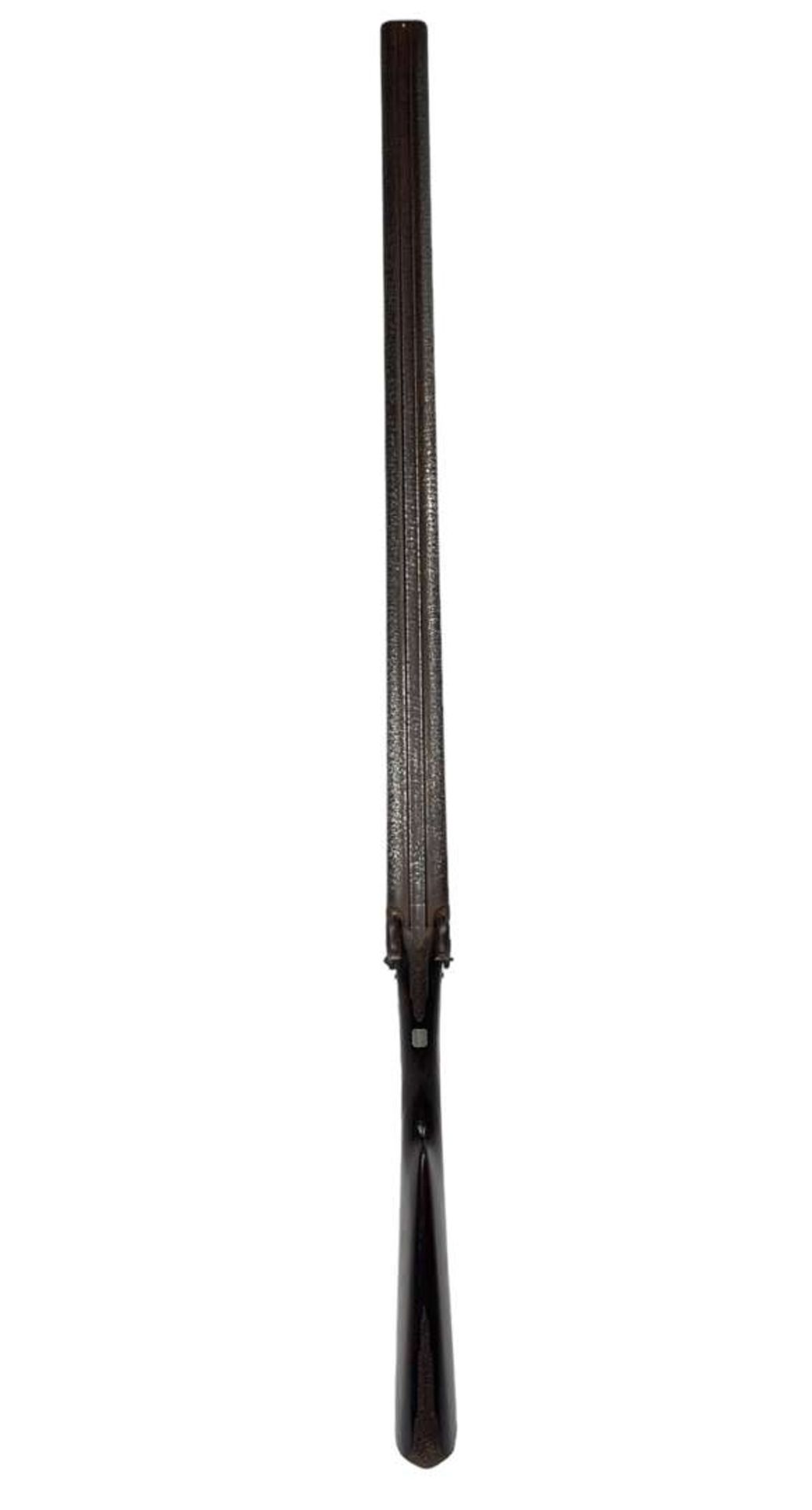 18th/19th Century Percussion Double Barrel Hunting Rifle - Image 4 of 5