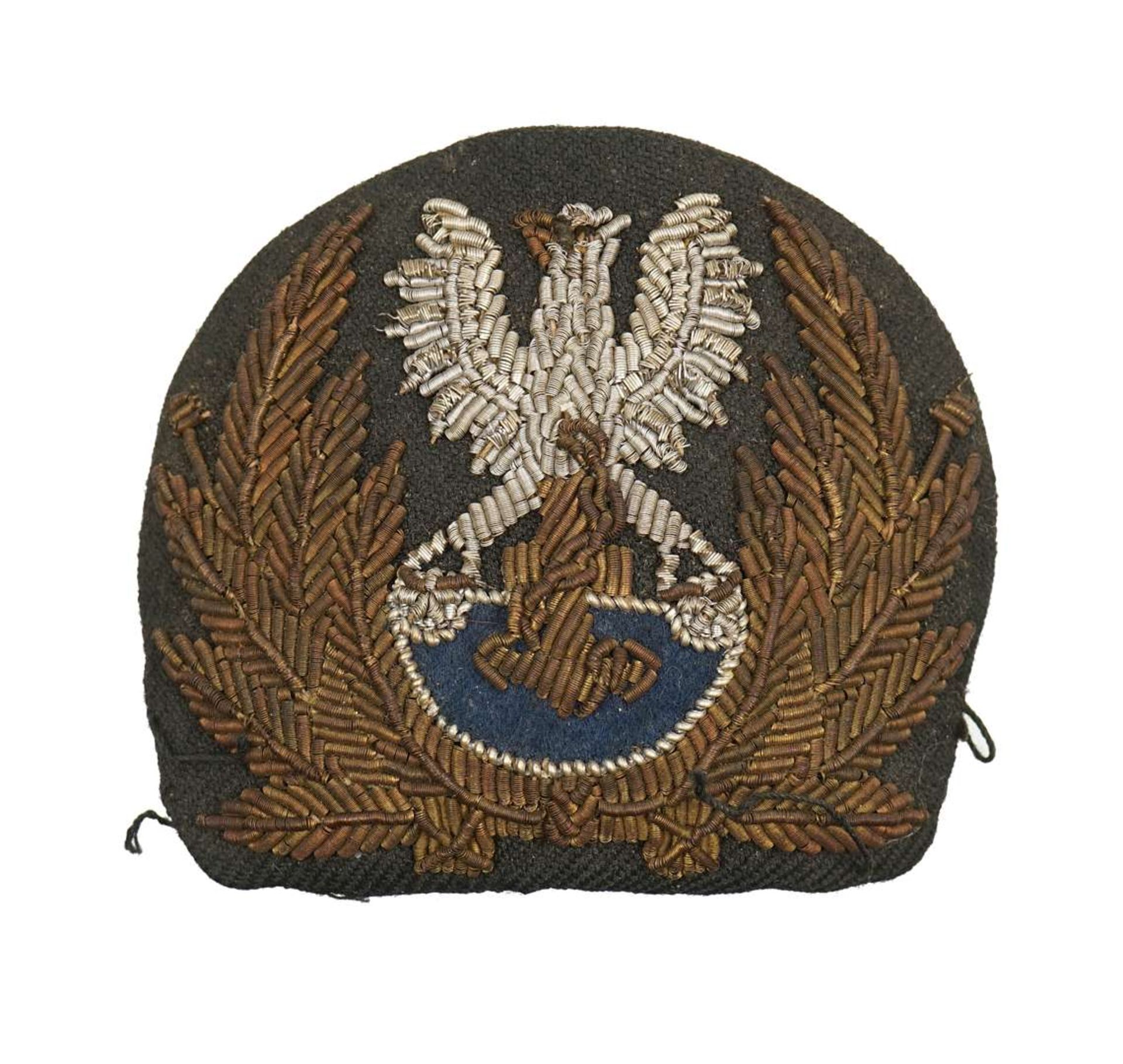 post-WW2 Polish Communist Officer's Naval Eagle Bullion Thread&nbsp;