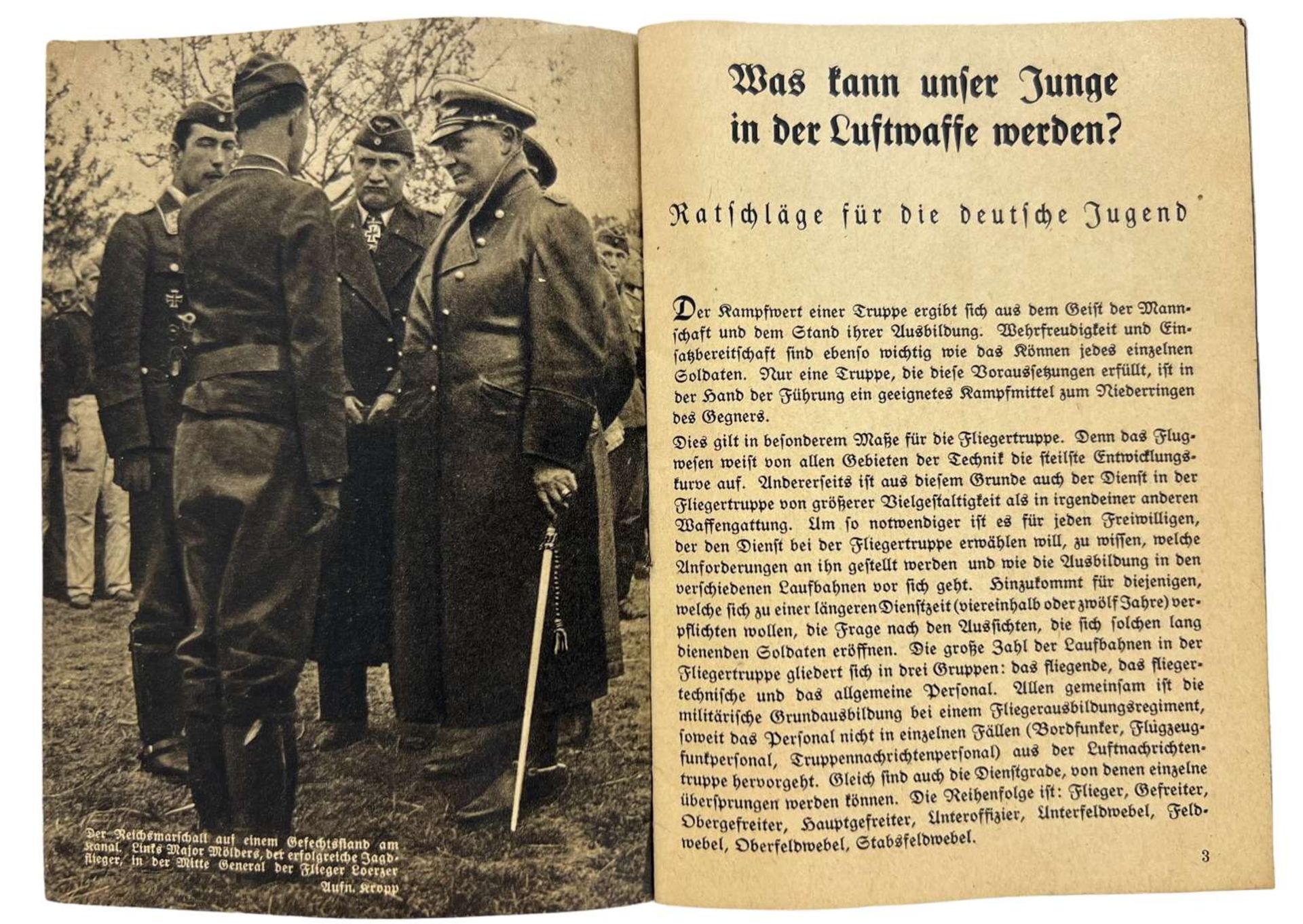 WW2 German Book&nbsp;"Der Adler," Luftwaffe Propaganda Supplement - Image 3 of 3