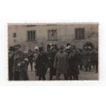 Pre-WW2 Polish Photo Marshal's Piłsudski funeral - Petain & French Delegation