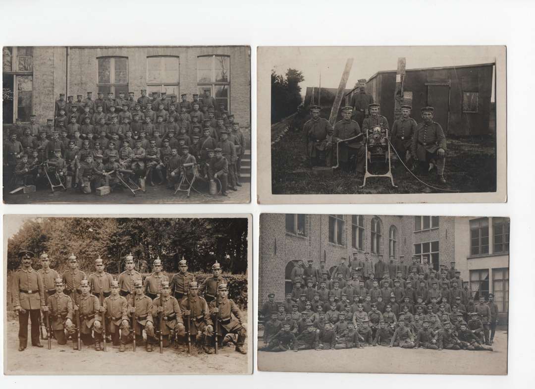 WW1 German Lot of 7 photos in postcard format