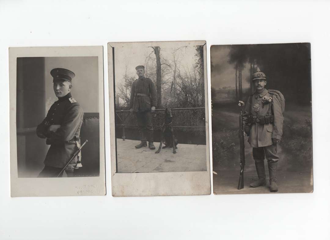 WW1 German Lot of 7 photos in postcard format - Image 2 of 4
